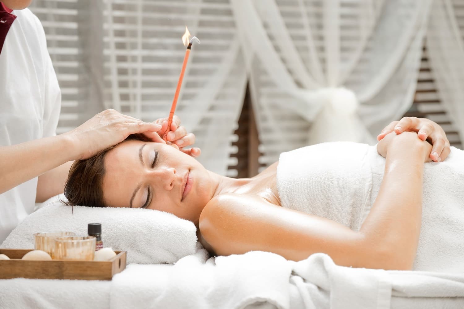 Ear candling in Melbourn