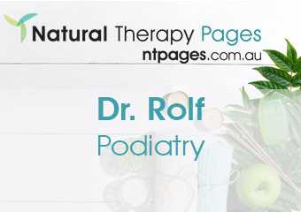 Dr. Rolf Podiatry therapist on Natural Therapy Pages