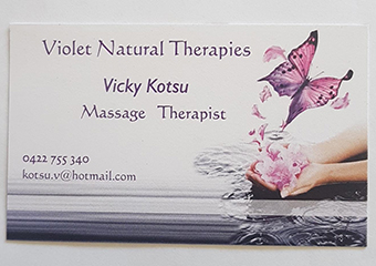 Vicky Kotsu therapist on Natural Therapy Pages