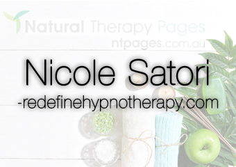 Nicole Satori -redefinehypnotherapy.com therapist on Natural Therapy Pages