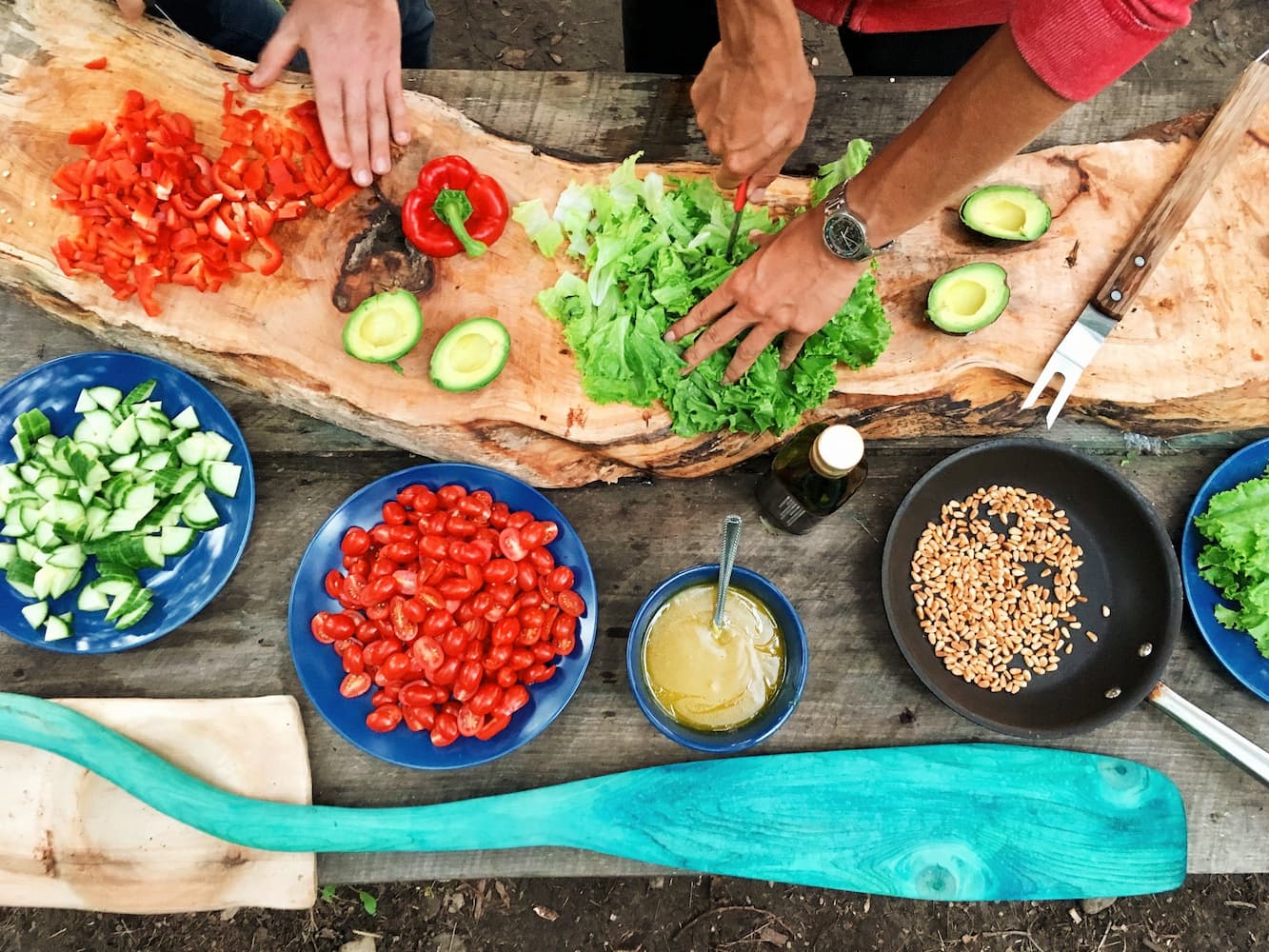 Cooking healthy options