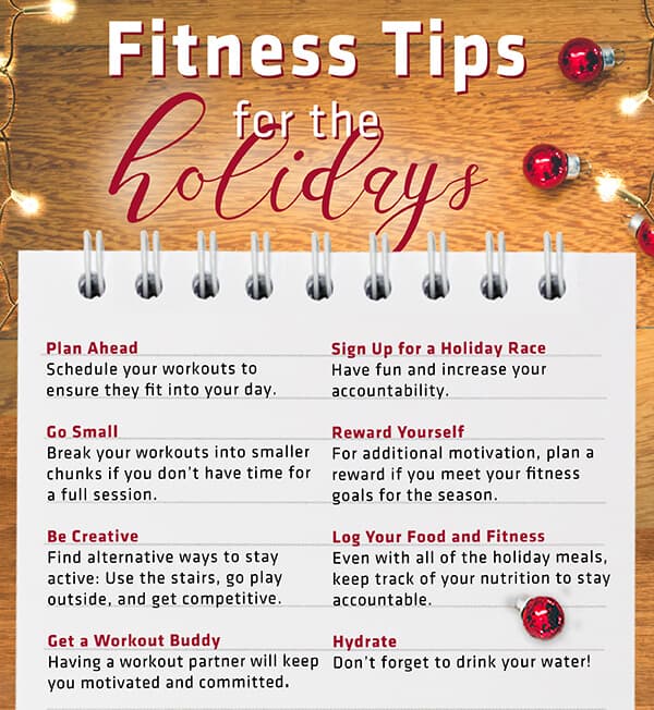 How to stay fit and healthy during the holidays