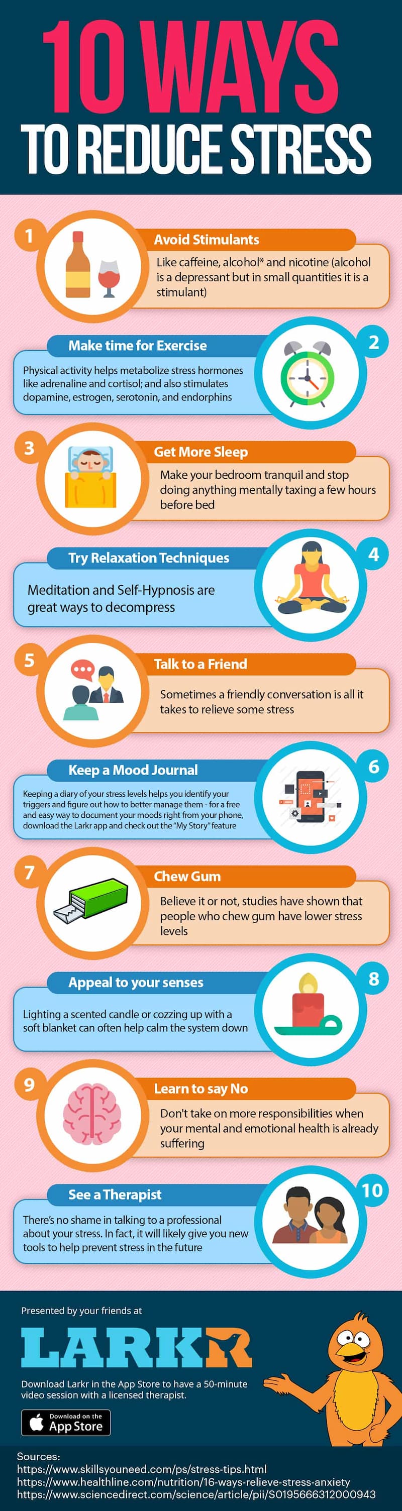 Top tips to reduce your stress