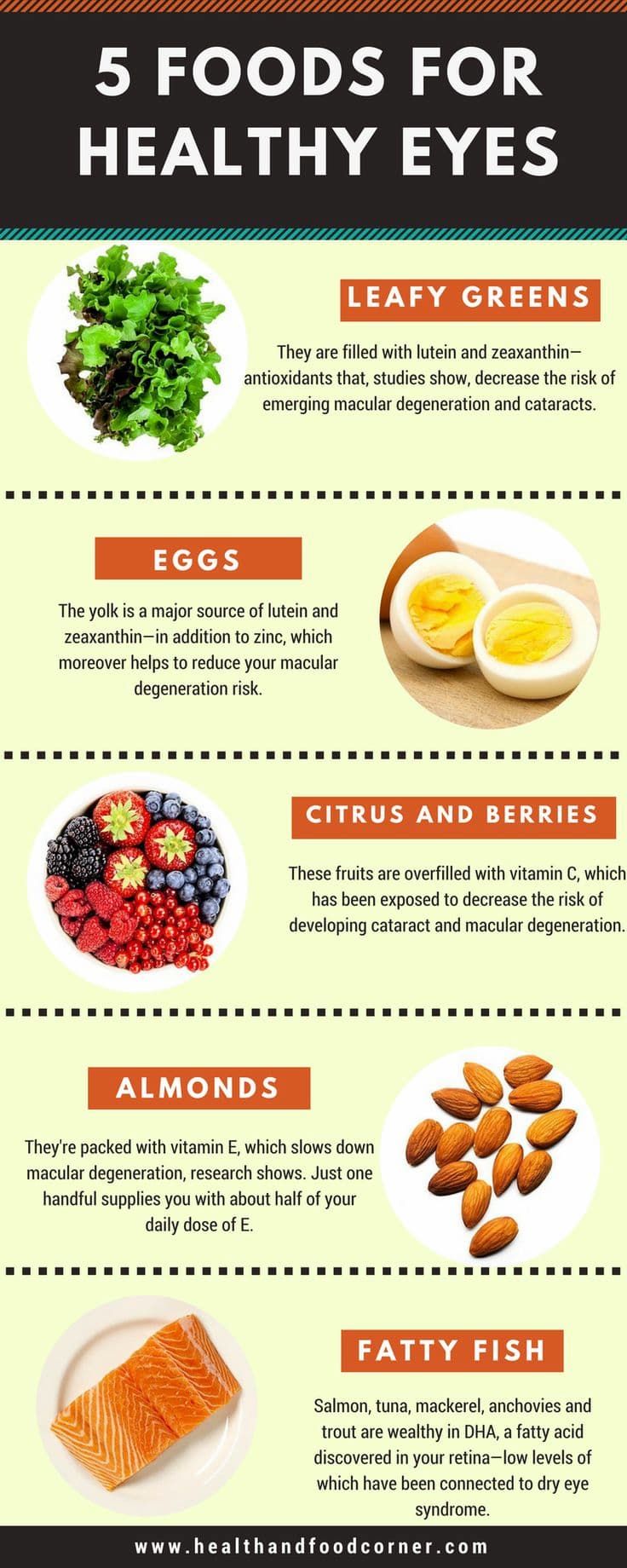 Top foods that help maintain healthy eyesight